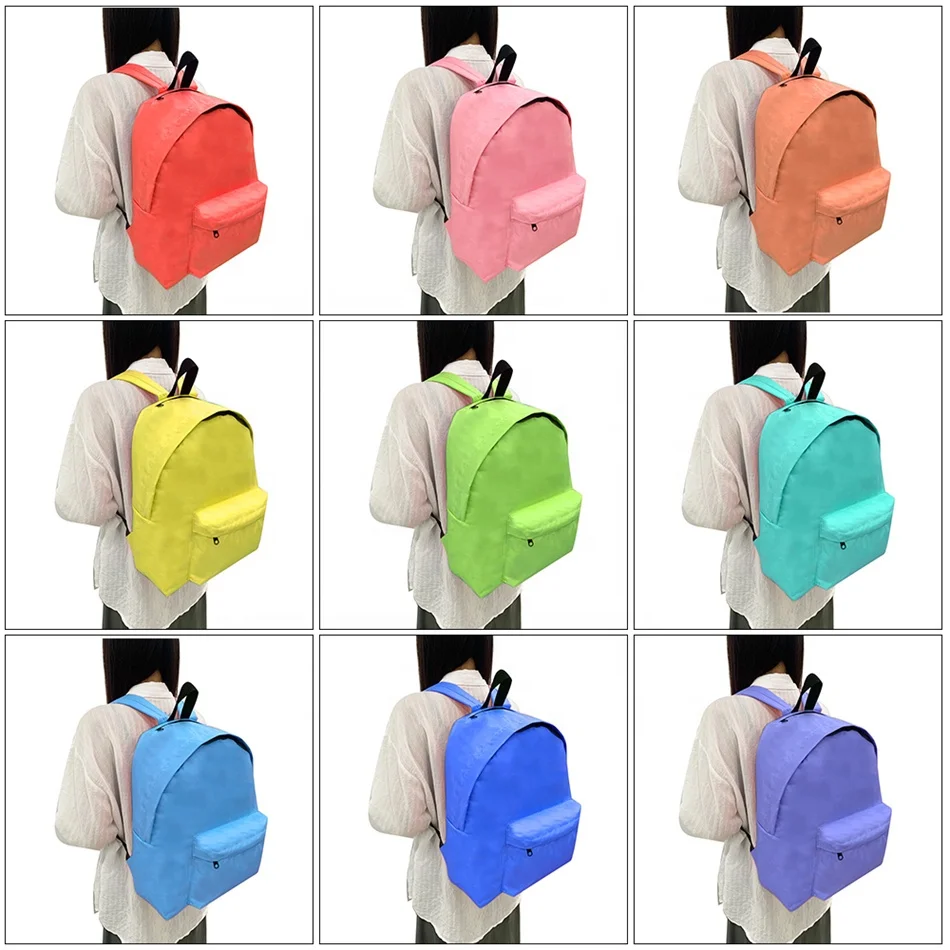 China Factory Direct Sale Kids Back Pack Schoolbags Children School Suppliers Polyester School Bag with Top Pocket