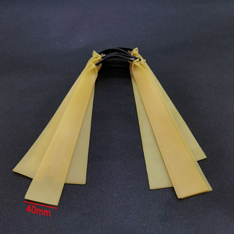Long telescopic slingshot rubber band elastic rubber tubular bands