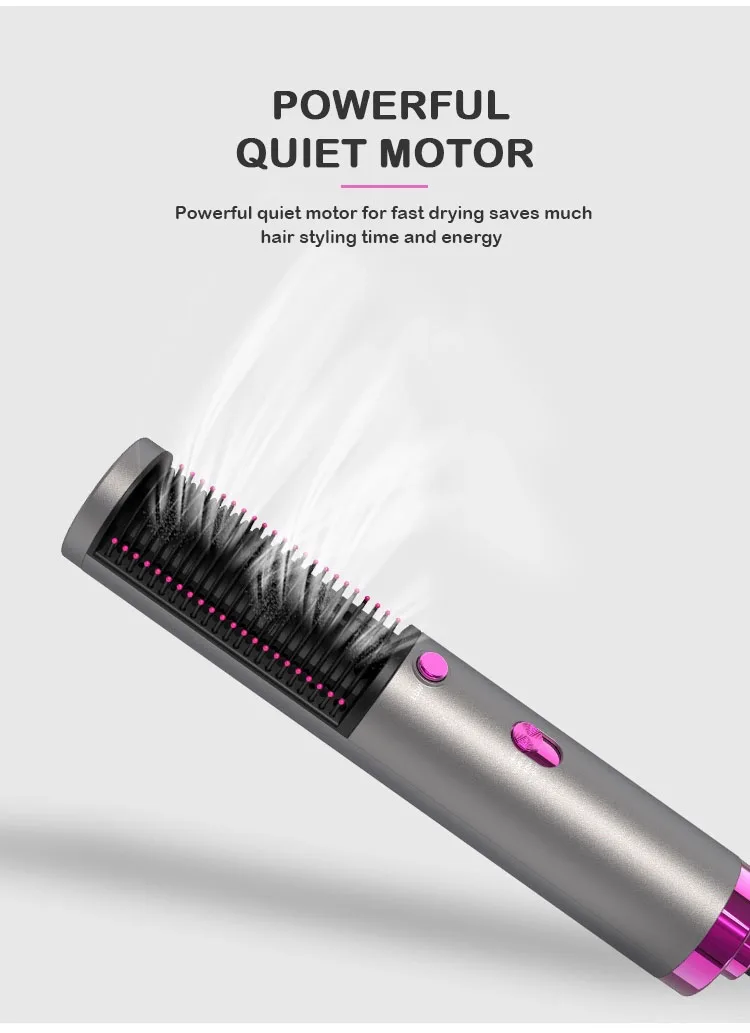 Fashion Multiple Heat Settings Dryer Unique Nylon Brush Hot air Curly Hair