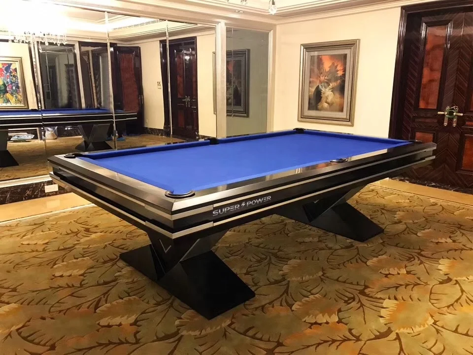 Custom multi style Chinese black 8 fancy French nine ball slate bed pool snooker billiards table for sale
