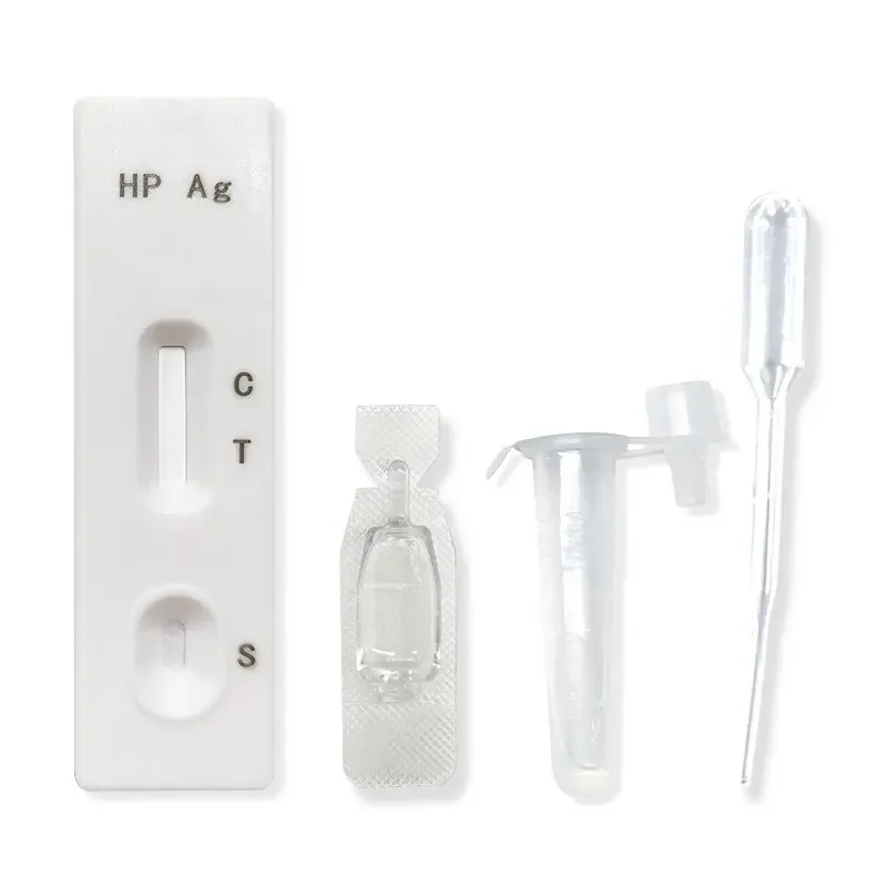 H-pylori Antigen Cassette Laboratory Rapid Test Kits helicobacter   (h.pylori)igg/ igm H.pylori   antibody