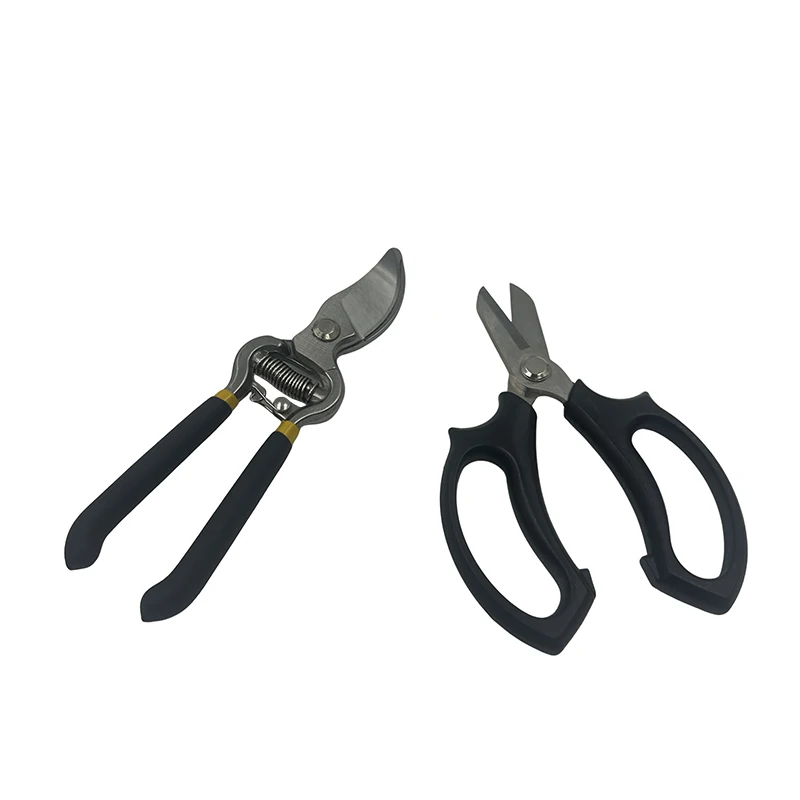 Wholesale Price MultiPurpose Gardening Hand Tools For Pruning Trees Rubber Handles Labor Saving Gardening Scissors
