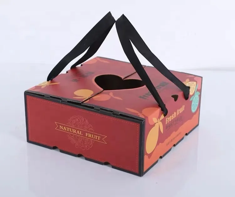 Custom Printing Fruit Vegetable Box Eco-Friendly Recycle Folding Mango Tomatoes Carton Corrugated Paper Packaging Carton Box