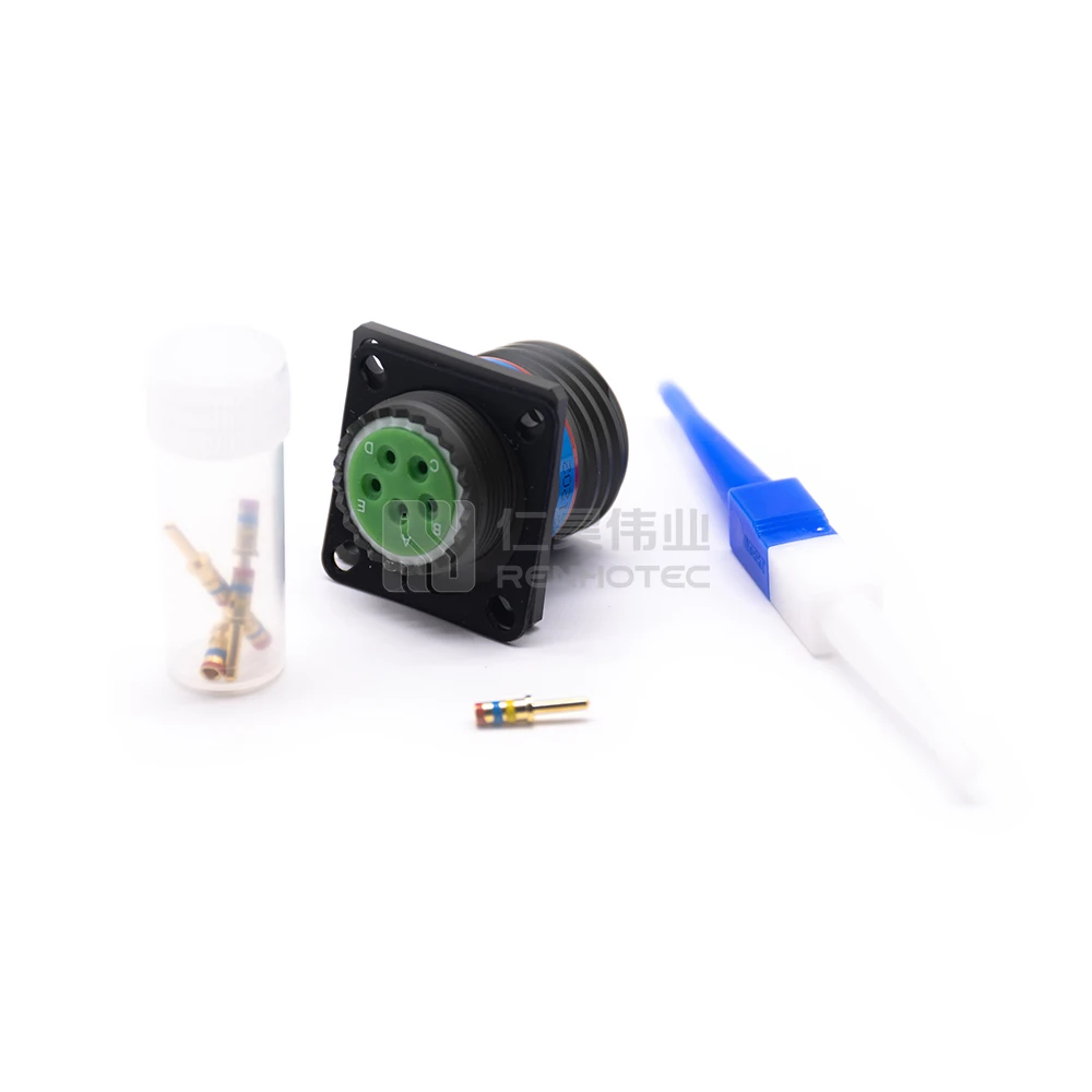 D38999/20WD05PN Mil-Dtl-38999 5pin Mil Circular Connector Male Electrical Socket