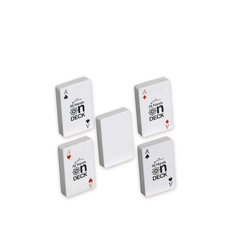 Promotional custom logo print anti stress relief PU foam  playing card stress ball