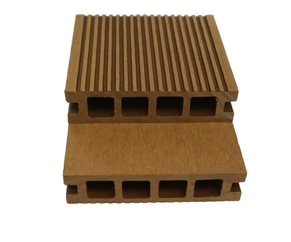 Bestselling modern WPC square hole wood plastic flooring with UV protection and waterproofing