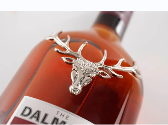 High Quality Tin Adhesive Sticker Waterproof Wine Bottle Metal Label For Wine And Whisky Bottles Custom Printing