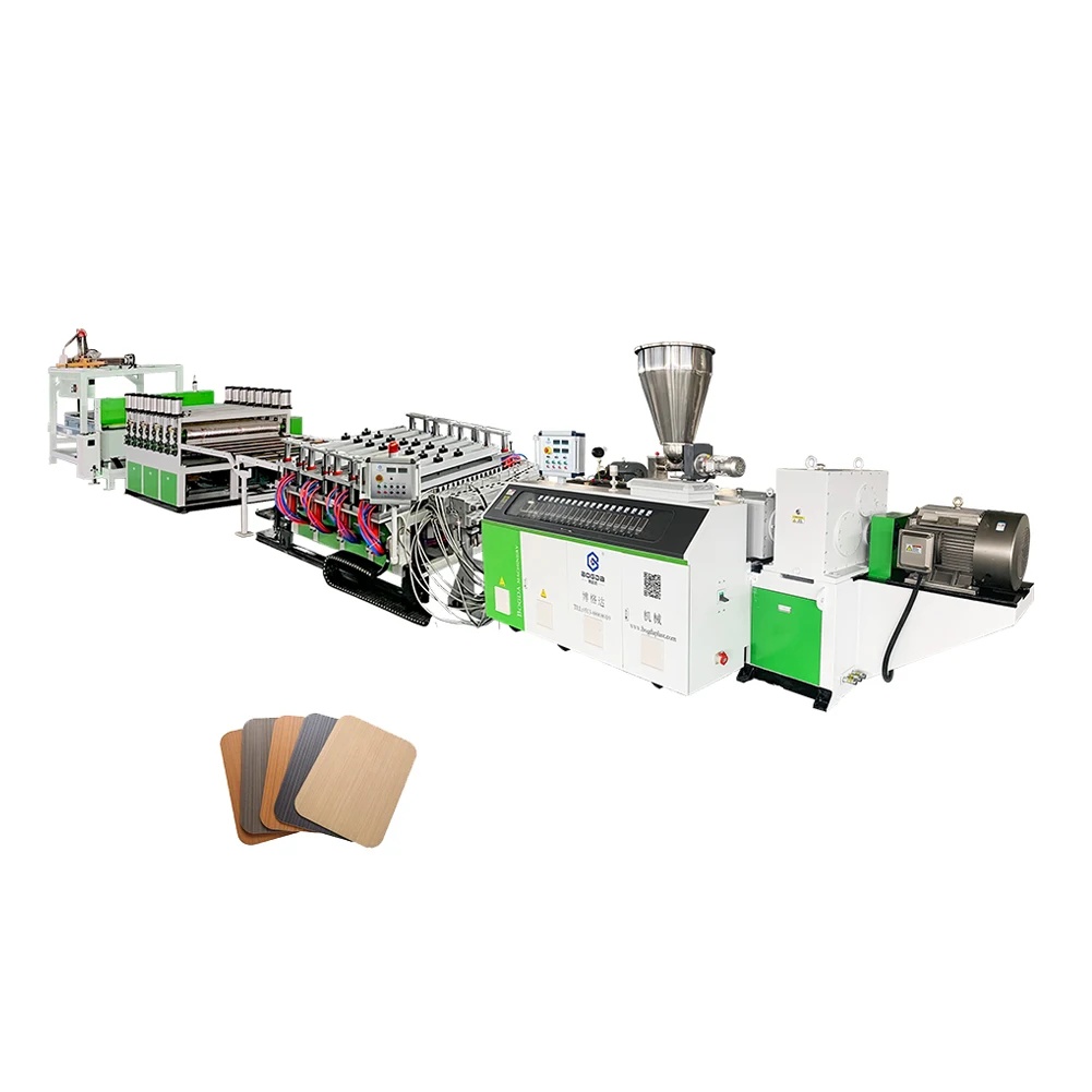 BOGDA High Quality PVC Composite Plastic Foam Board Capacity 1200-1500Kg/Day Wpc Foam Board Machine