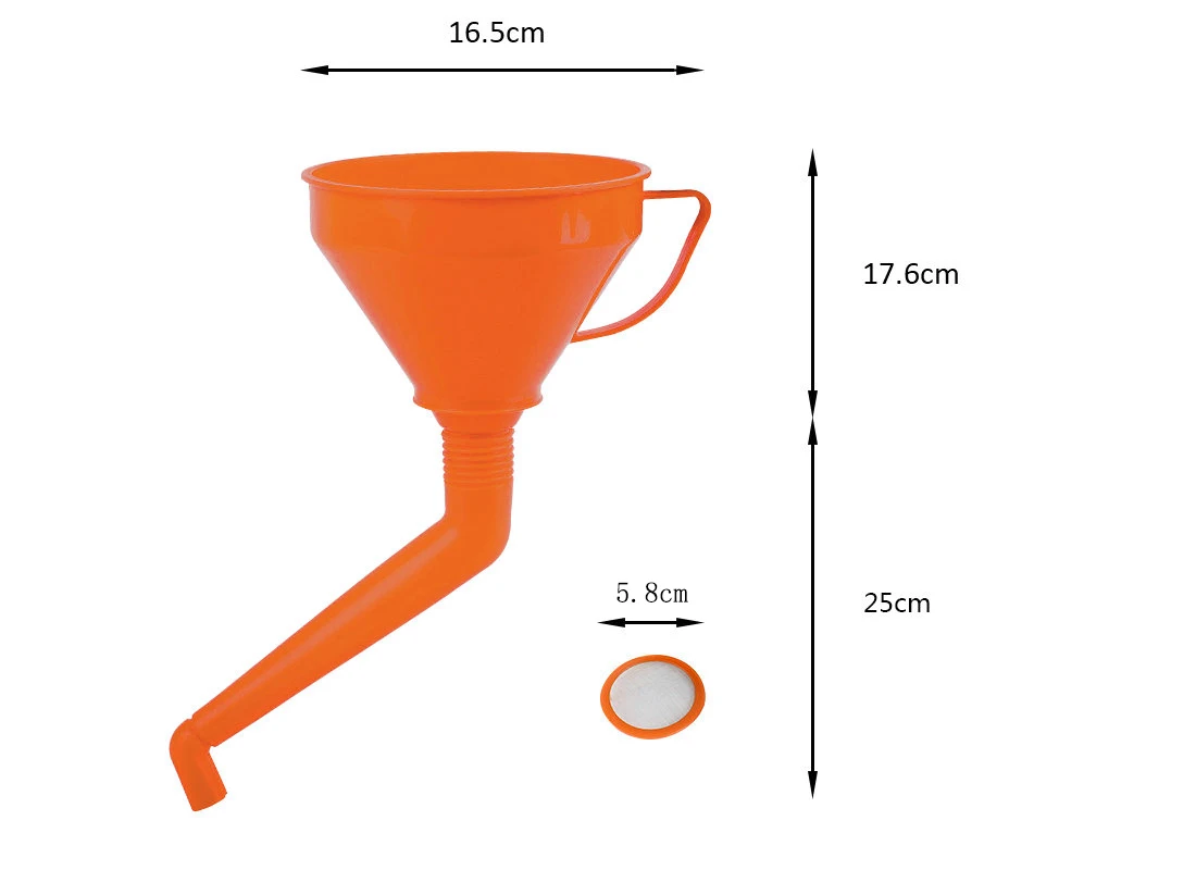 QM Taizhou Professional funnel manufacturer Plastic large with handle plastic funnel