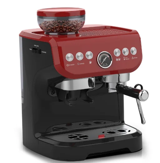Automatic Electric Stainless Steel Bean To Cup 3 In 1 Fresh Espresso Coffee Machine With Grinder Beans