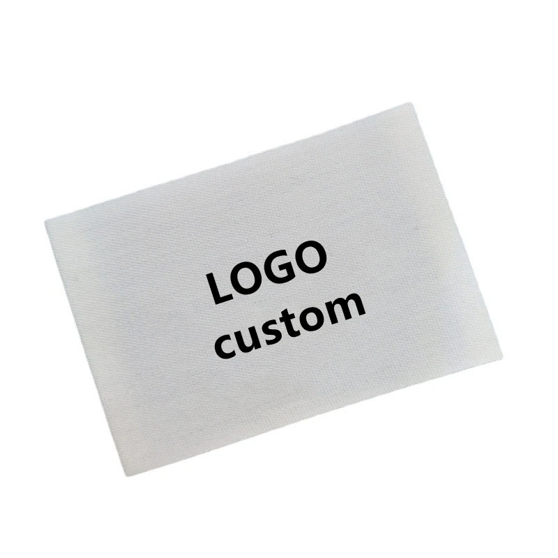 OEM/ODM Custom Logo Print Fabric Polyester White Labels Clothing