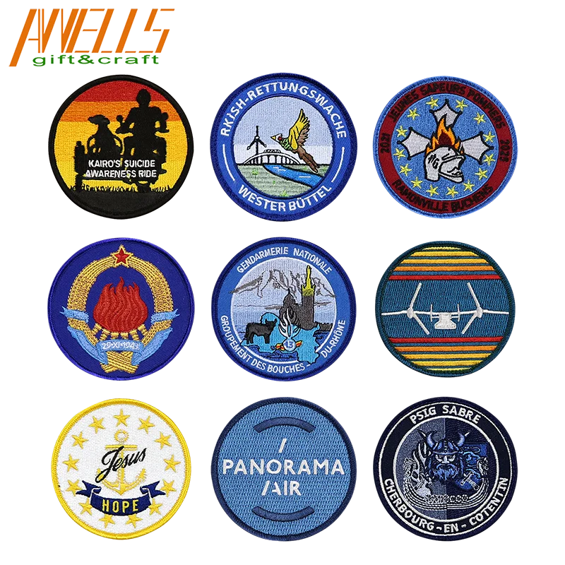 Wholesale Custom Boy Scout Woven Patch DIY Logo Embroidered Patches Iron On  Woven Patch For Garment