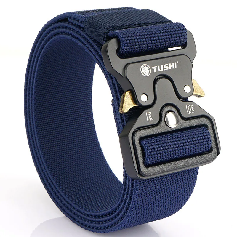 custom high quality Outdoor Utility Durable Tactical Training Nylon Webbing Belt