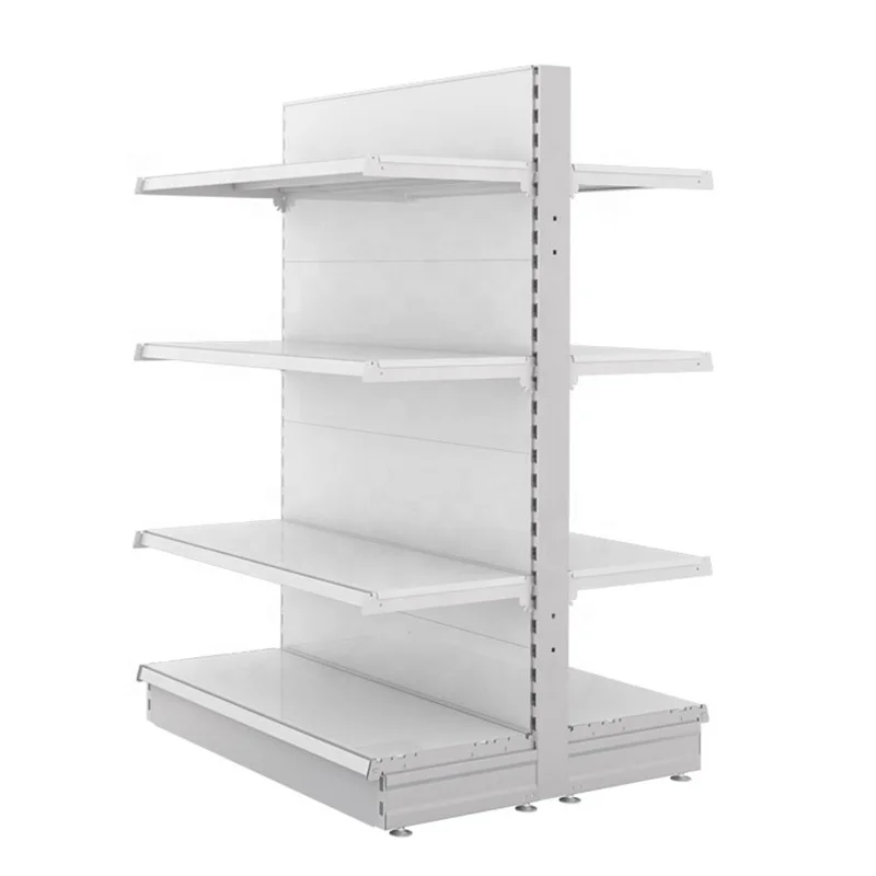 Недорогие полки для супермаркетов металлический стеллаж гондолы от