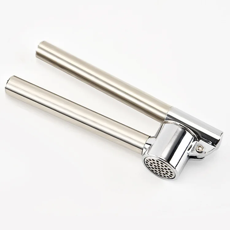 Garlic Press Mincer Ginger Crusher Peeler Squeezer Heavy Duty Stainless Steel	multifunctional garlic press