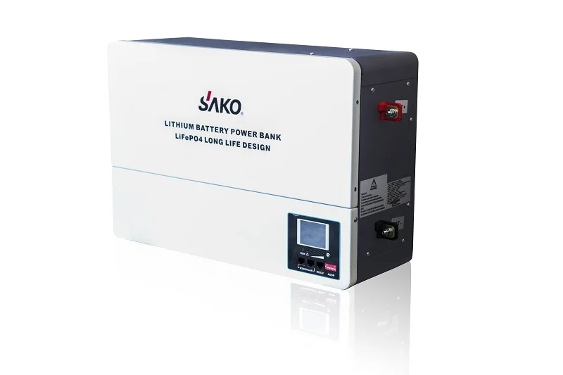 SAKO top quality 48v lithium ion battery 100ah lifepo4 with BMS, LCD display with CAN RS485 compatible with solar inveter system