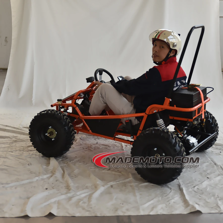 China Wholesale Carbon Electric Buggy With Trailer And Scooter Seat For 5-Person Bus Bike 1000W Shaft Drive Go Kart