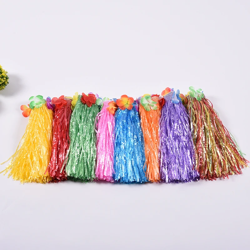 Hawaii Green Grass Skirt 40CM Girl Dress Up Hula Skirts Party Supplies Wholesale sexy adult sexy hawaii grass skirt