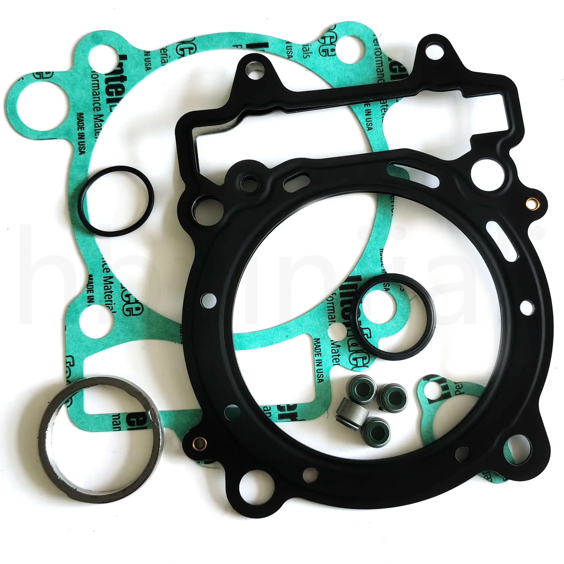KX450F atv spare parts engine full top gasket set complete cylinder head gasket kit for atv accessories