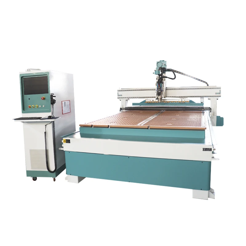 4*10ft Discount 1325 2130 ATC automatic Desktop Wood Cnc Router Milling Machine For Shoes Mold Woodworking Metal Aluminum