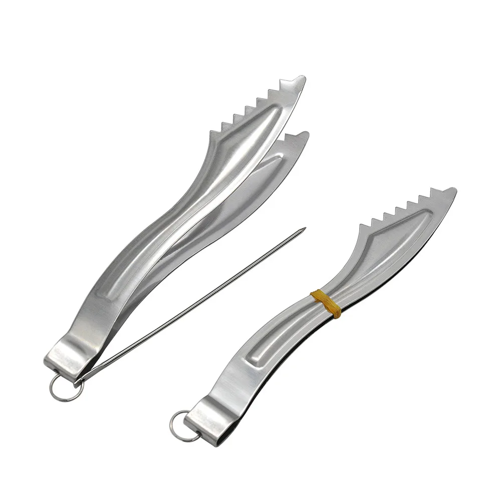 Hookah Tongs Sets Stainless Steel Charcoal Metal Narguile Shisha Coals Tongs With Long Pokers Tong Clips