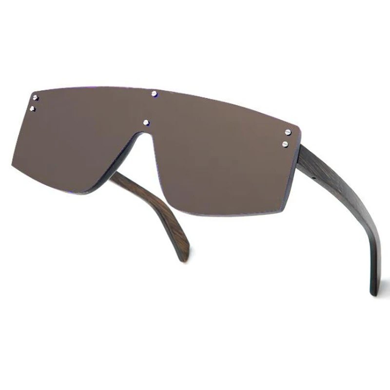 Big Frame Sunglasses Hut Beach Sun Glasses Street Bamboo Wooden Cycling Glasses