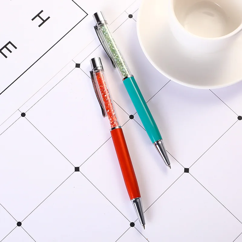 2024 Hot Sale Promotion Gift Crystal Ball Pen Custom Logo 2 in 1 Crystal Diamond Stylus Pen