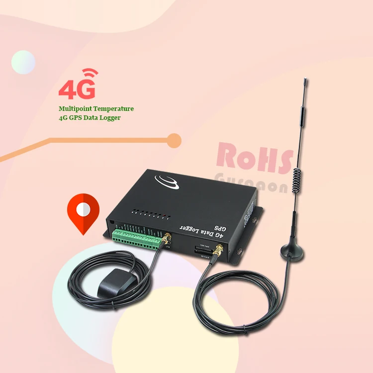 Pulse Counter GPRS temperature instruments data logger gps tracking device 4g gps tracker