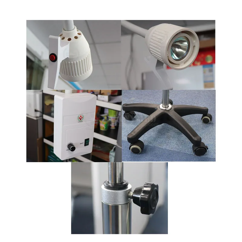 SY-I032A Portable Floor Surgical Lamp  Dental Medical Exam Light for ENT Clinic Mobile Surgical Examination Lamp