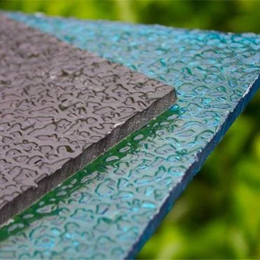 
China Suzhou Factory New Long Life pc Embossed Sheet/Embossed Solid pc Sheet/Diamond Polycarbonate Embossed Sheet Durable 