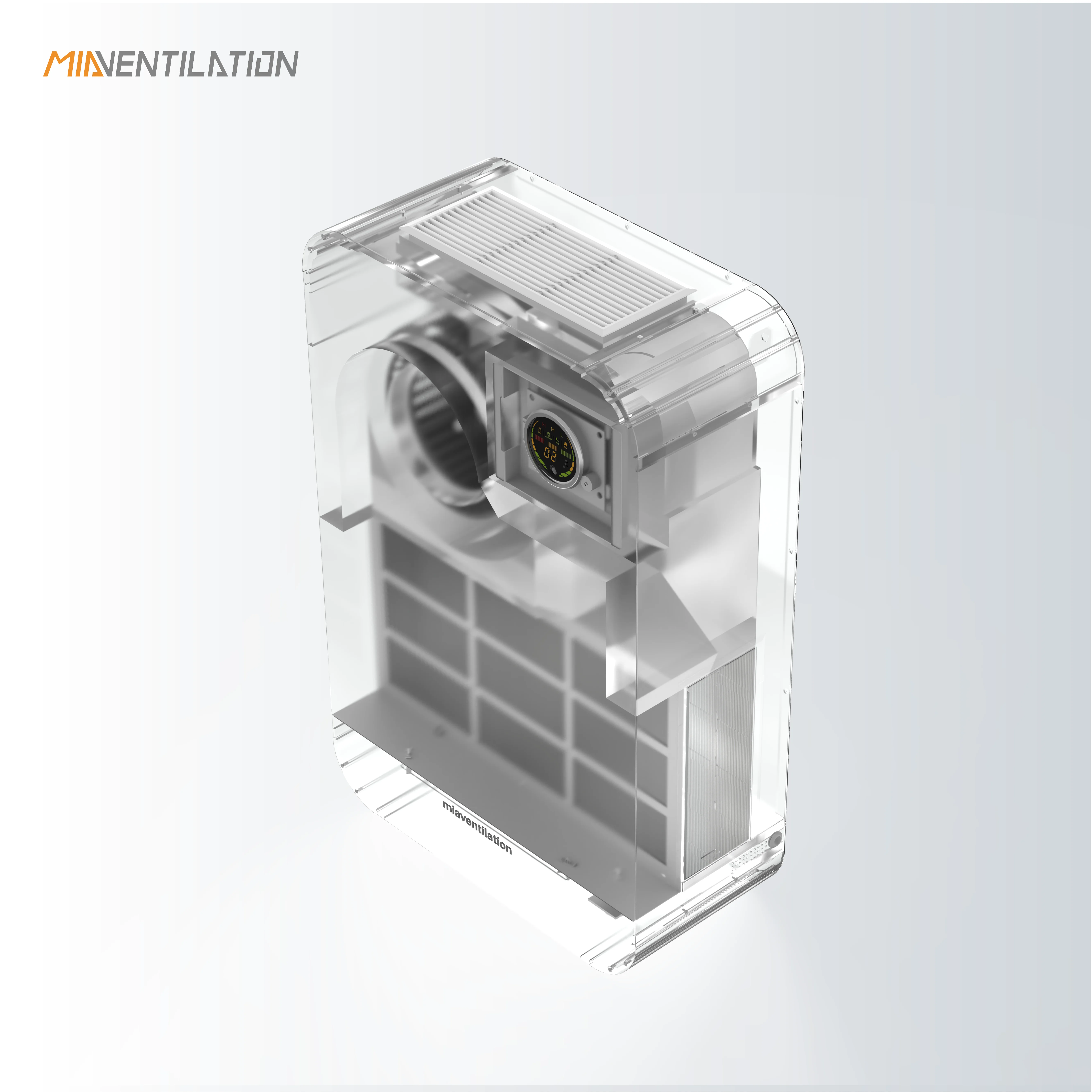 200 mch Supply Fan Quiet EnergyEfficient Air Circulation System Wall Mounted fan air ventilation system Ventilation exhaust fan
