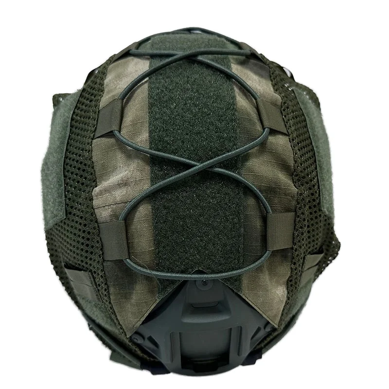 Fast Tactical Helmet Cover CP Camouflage Helmet Cloth Outdoor Camouflage Elastic Rope Helmet Cover