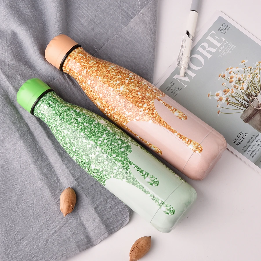 18 Oz Sport Water Bottles Stainless Steel Insulated Vacuum Flasks