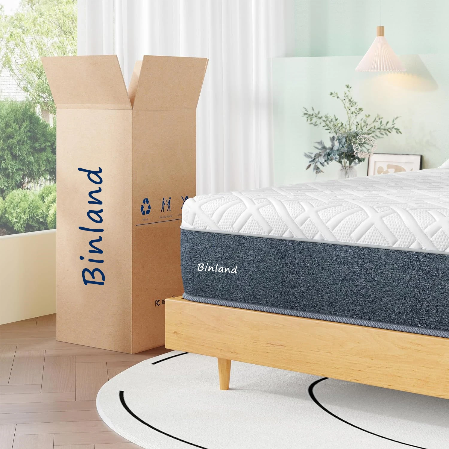 2023 Best Quality 5 star hotel pocket/box spring mattress and bed base twin size mattress matratze colchones