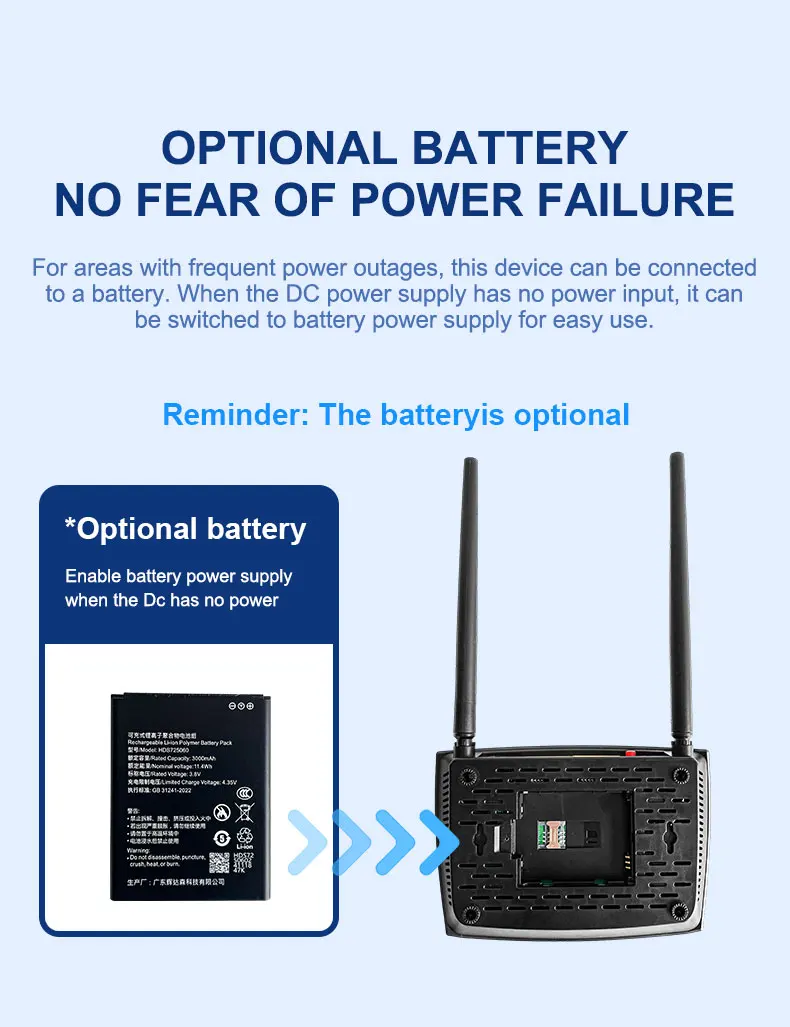 OpenWrt WiFi 4G Cellular Modem Router Home Use 300mbps RJ11 Port 1 WAN 3 LAN Gigabit Interface WPS Broadband 802.11ac