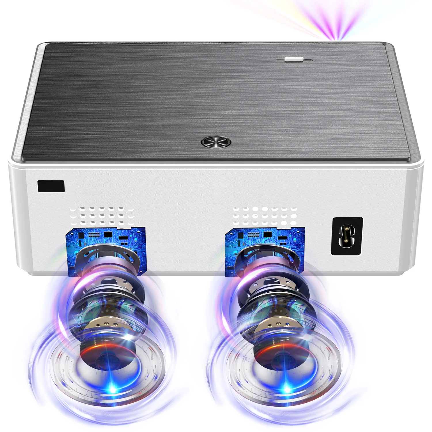 Full HD 1080P Movie Projector 280 Ansi Lumen Mobile Phone Home Theater LCD 3D Mini Portable Wireless Led WiFi Video Projector