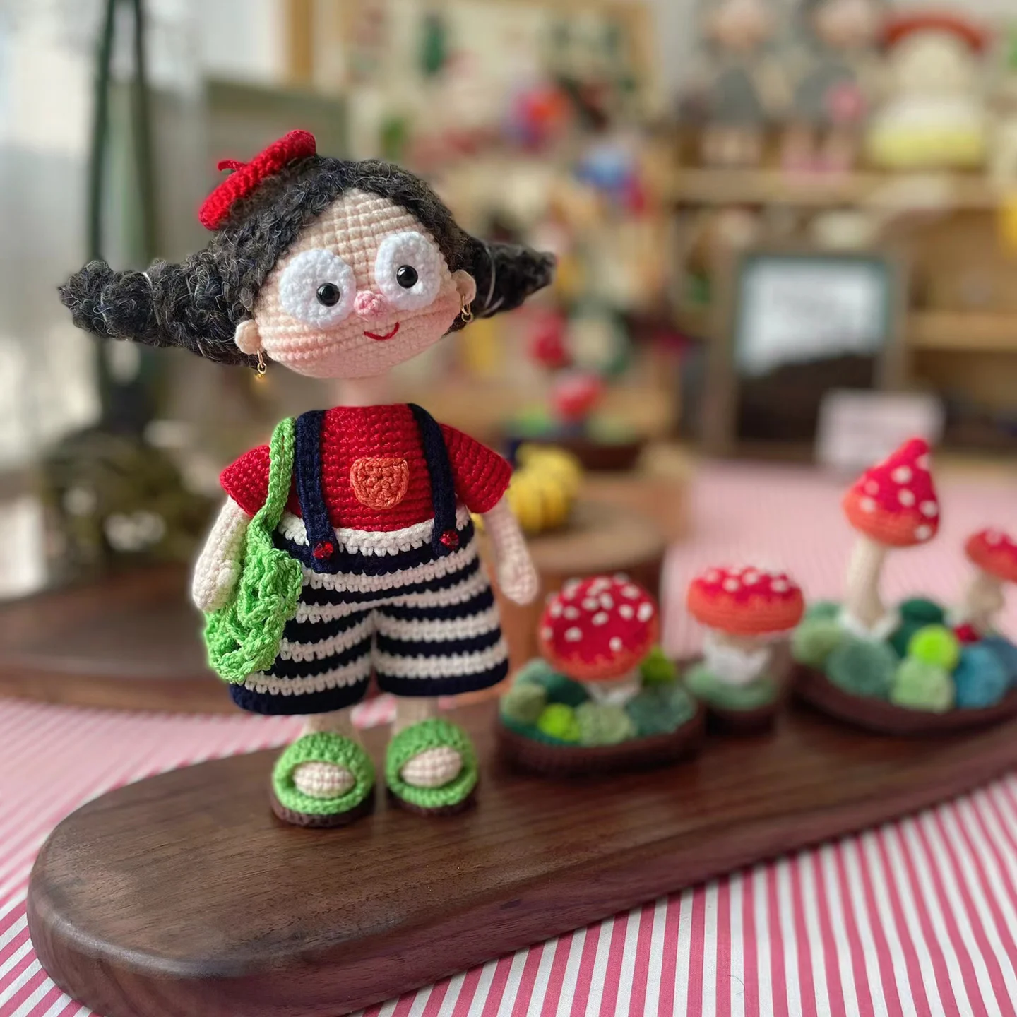 Customizable Crochet Dolls Crochet Knitting Keychain Funny Yarn Knitted Dolls Home Decor Gifts and Party Gift for Gifts Kids