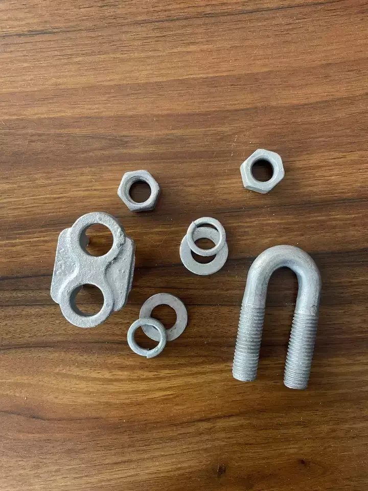 Customizable Hot Dip Galvanized 10mm 16mm 20mm Rigging Casting Malleable Steel Wire Rope Clip