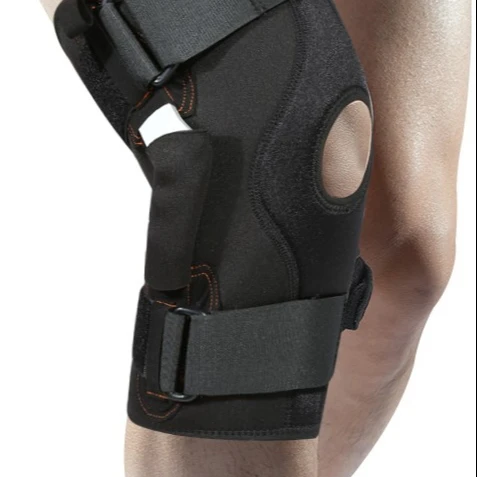 Китайская фабрика, оптовая продажа, спортивный бандаж на колено с открытой коленной чашечкой, Эластичный компрессионный бандаж на колено