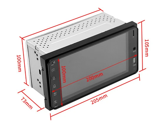 Hengmao 6018B 7 inch universal 2din car stereo radio android auto car mp4 player