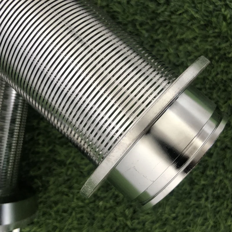 316 stainless steel slot 25um Johnson screen pipe