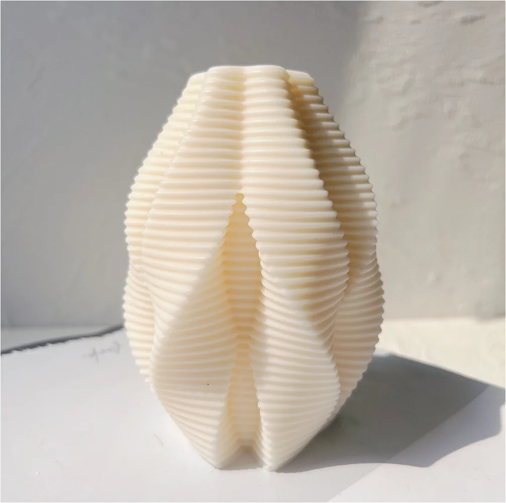 sla sls 3d printing custom silicona velas candle molds geometric model silicone mold for candles