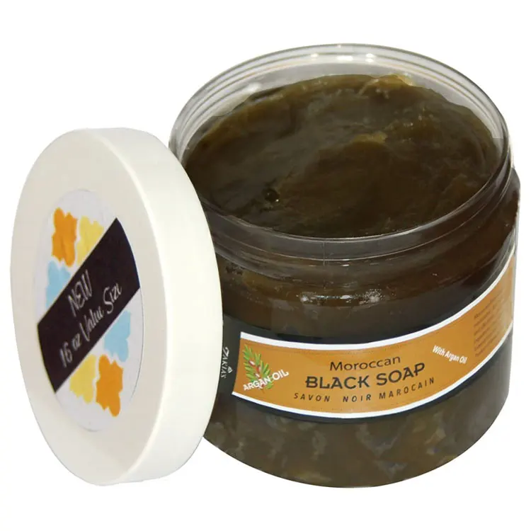 Wholesale private label Argan oil 100% natural African Moroccan Black Soap