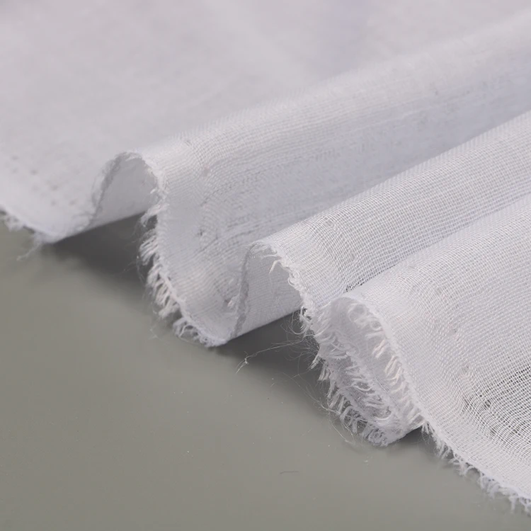 Woven Interlining Fusible Water Jet Garment Flannel Lining Fabric