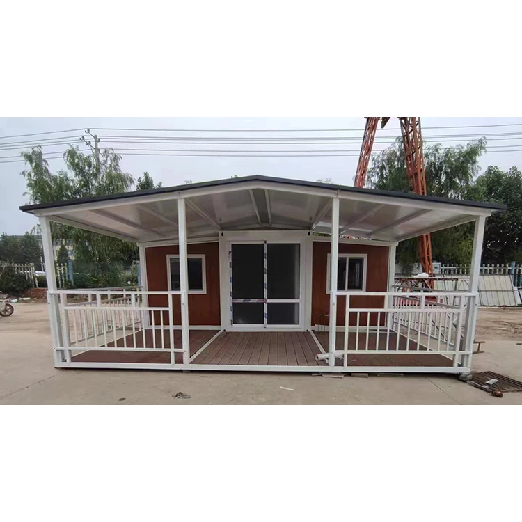 Popular Wholesale Portable Luxury Homes Container House Hotel Log Cabins Modular Expandable Homes with Terrace
