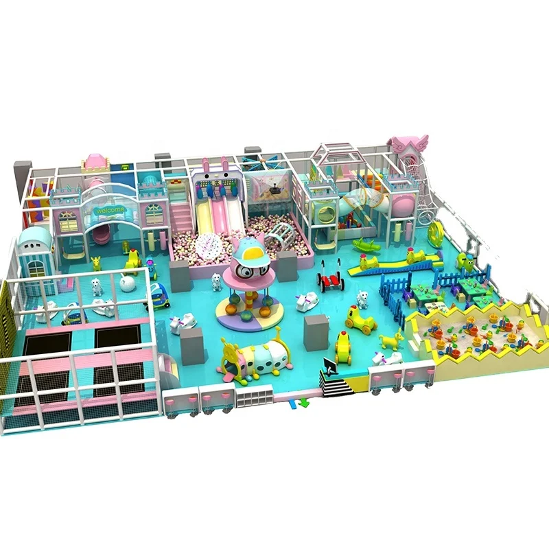 Shopping mall kids play area playground indoor equipment maze prices for sale