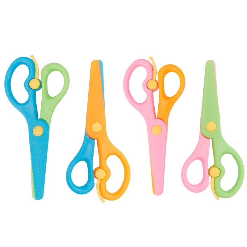 China Supplier New Brand Paper Scissors Plastic Scissors Safety Scissors For Kids