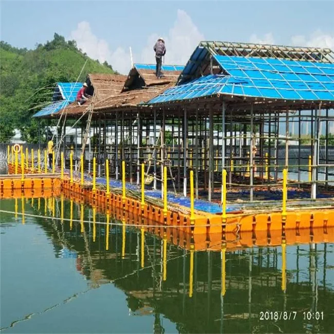 Guangzhou manufacturer plastic pontoons used for floating dock/floating bridge/floating restaurant