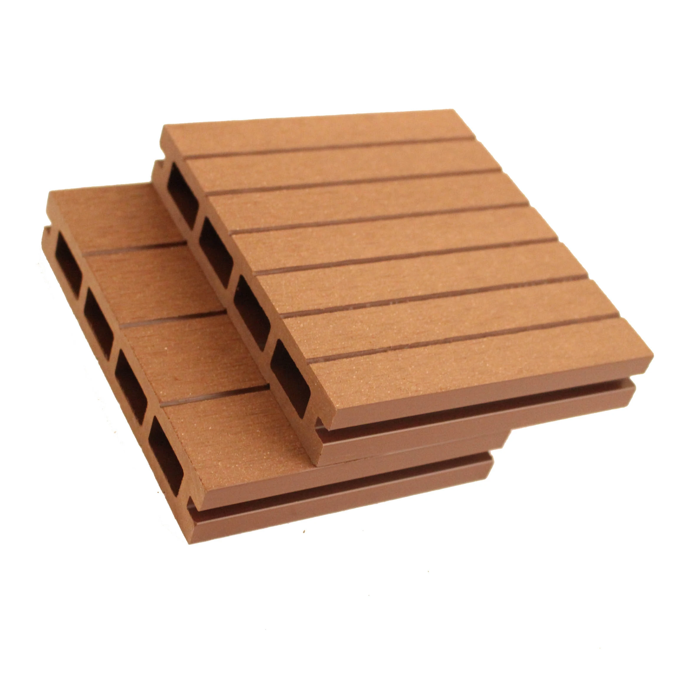 Waterproof wood plastic composite good price solid wpc interlocking decking tiles