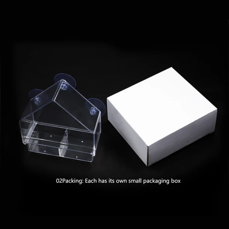 House Shaped Rroof Window Bird Feeder   Window Bird Feeder